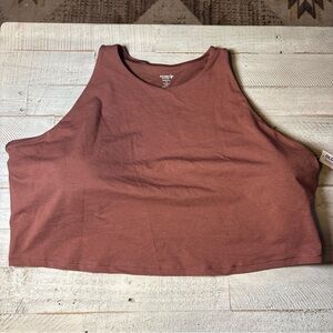 Old Navy Active Powerchill Light Support Padded Bra Go Dry Rust  4X